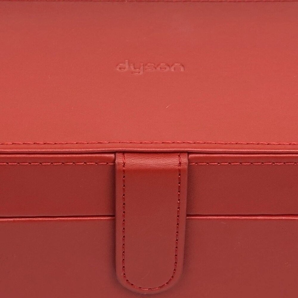 NEW Authentic Dyson Supersonic Hair Dryer Storage Case Red Leather Box CASE ONLY - Picture 8 of 16